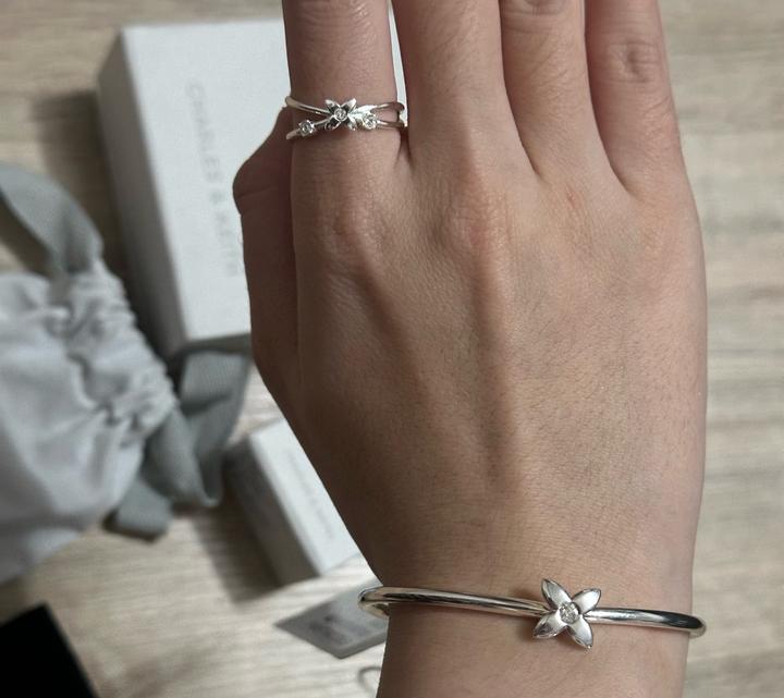 Браслет кольцо charles&keith оригинал комплект