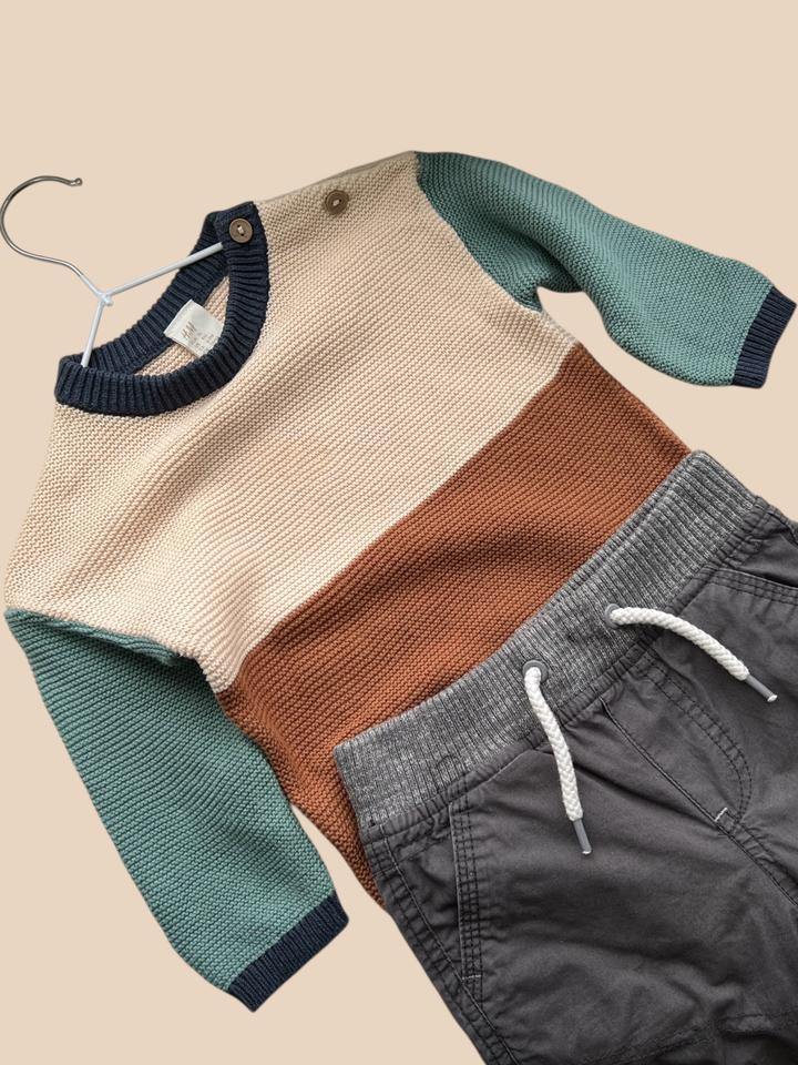 Кофта+штанишки на 6-9 месяцев h&m