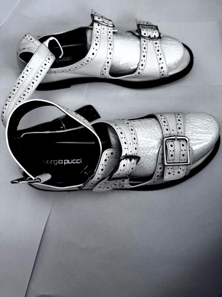 Кожаные сандали Sergio Pucci, размер 38