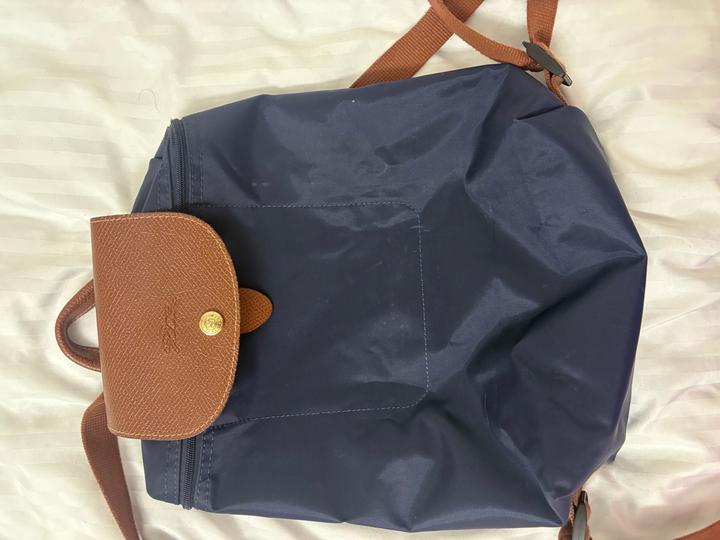 Темно синий рюкзак лонгчамп