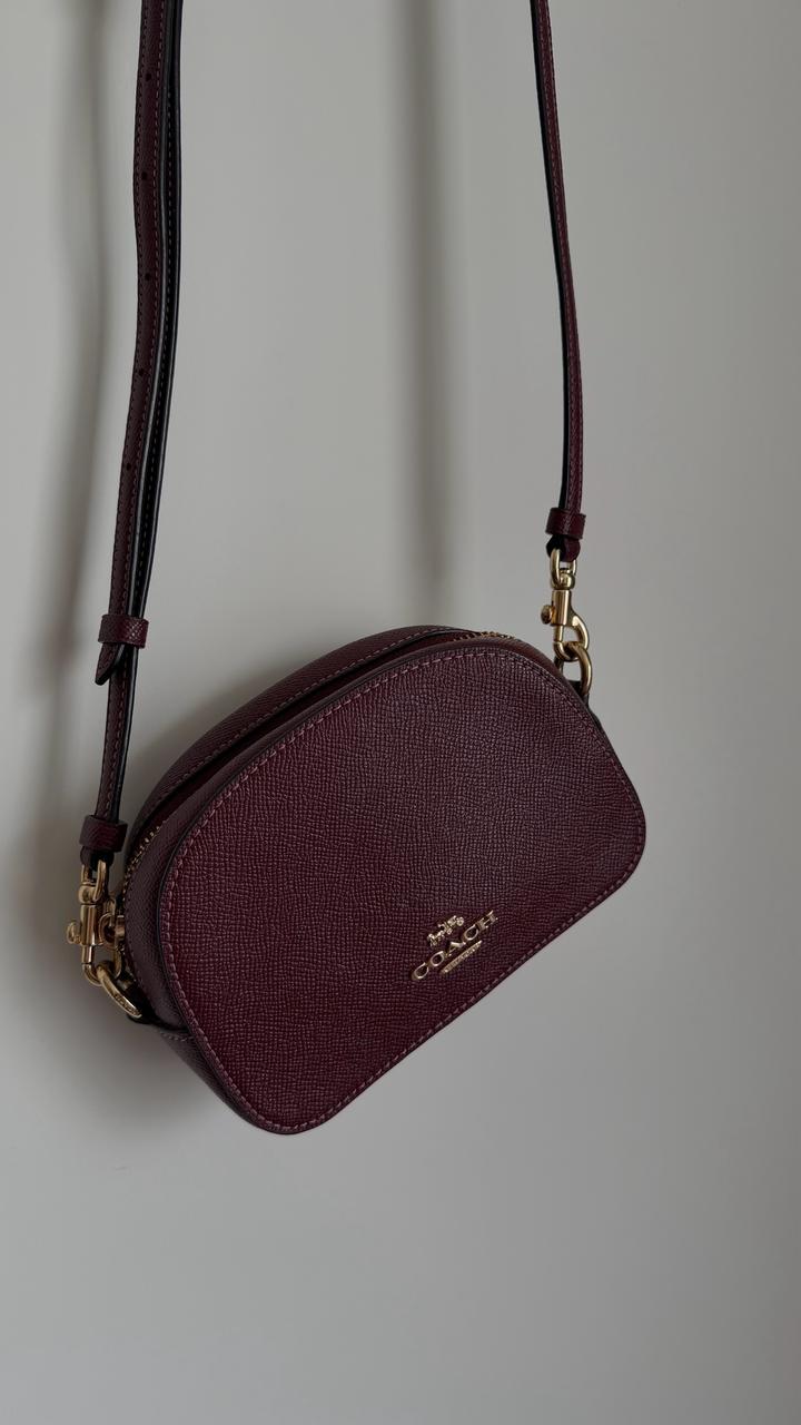 Бордовая сумка Coach