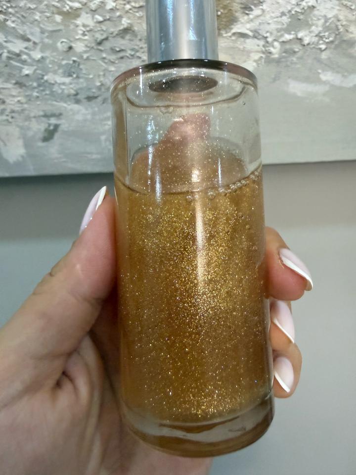 Масло для тела с шимером becca