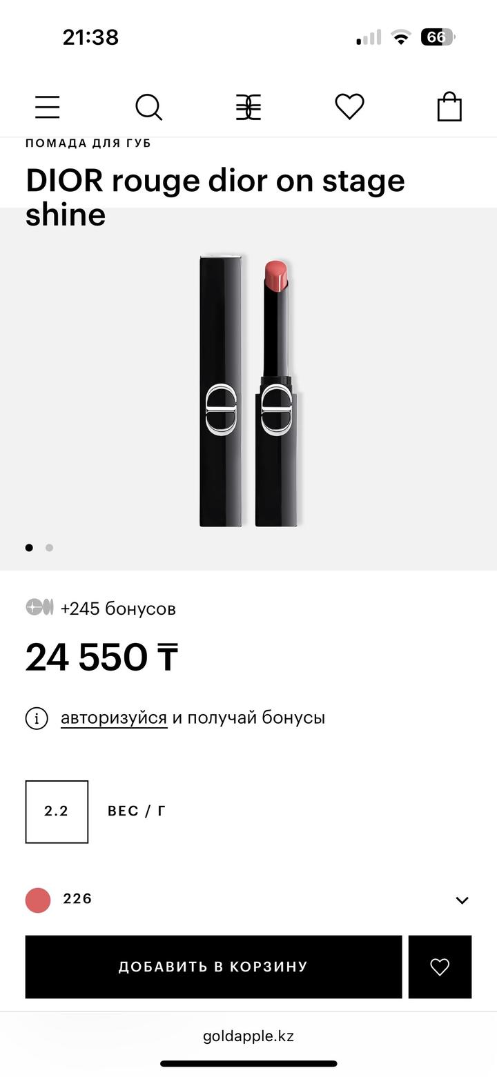 DIOR ROUGE DIOR ON STAGE SHINE