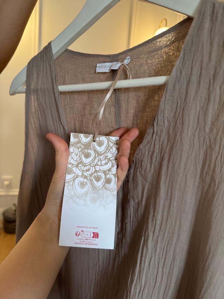 Итальянское платье из льна.