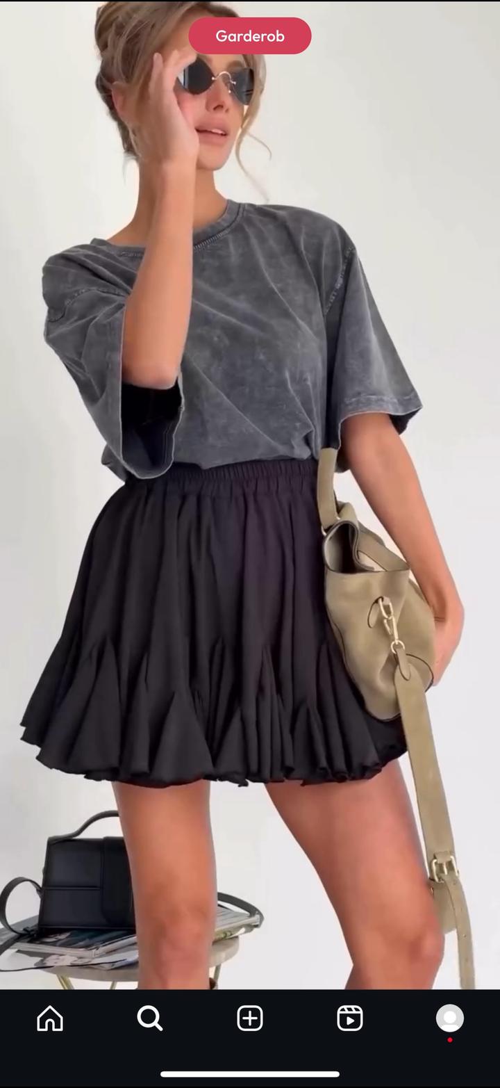 Юбка с шорктиками внутри