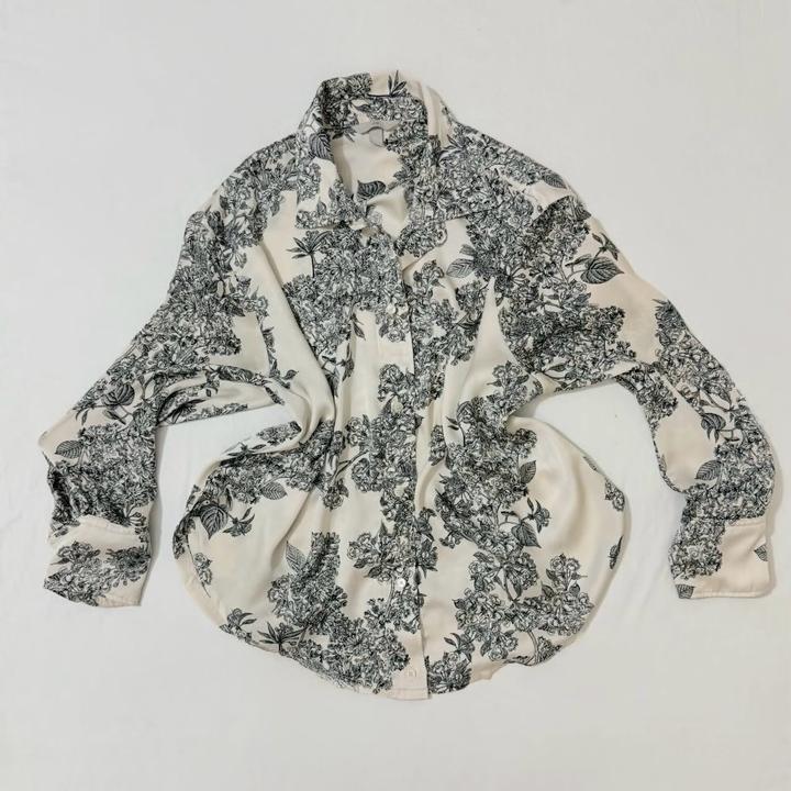 Рубашка с принтом