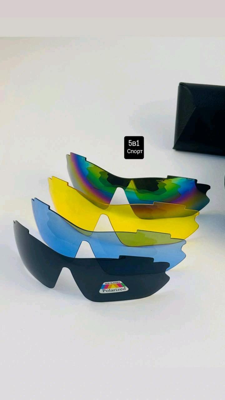 Новинка спортивные очки 5 в 1 😍В комплекте 5 разных насадок для любой погоды