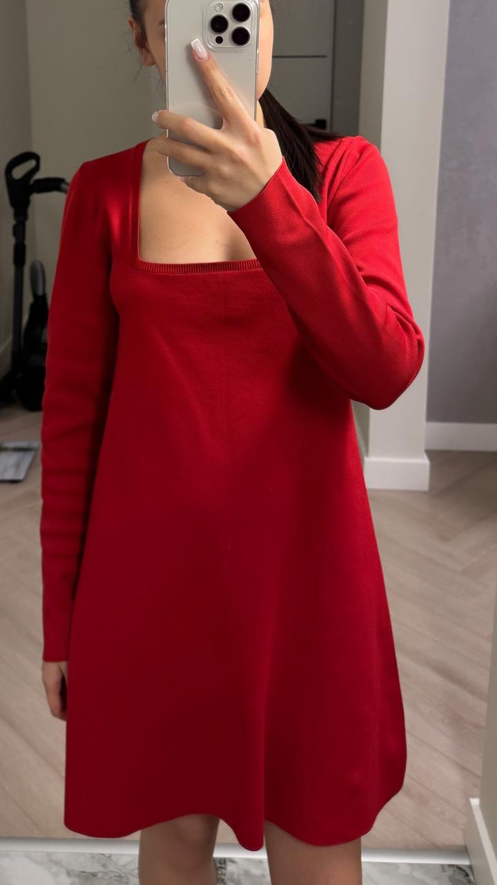 Красное платье Zara