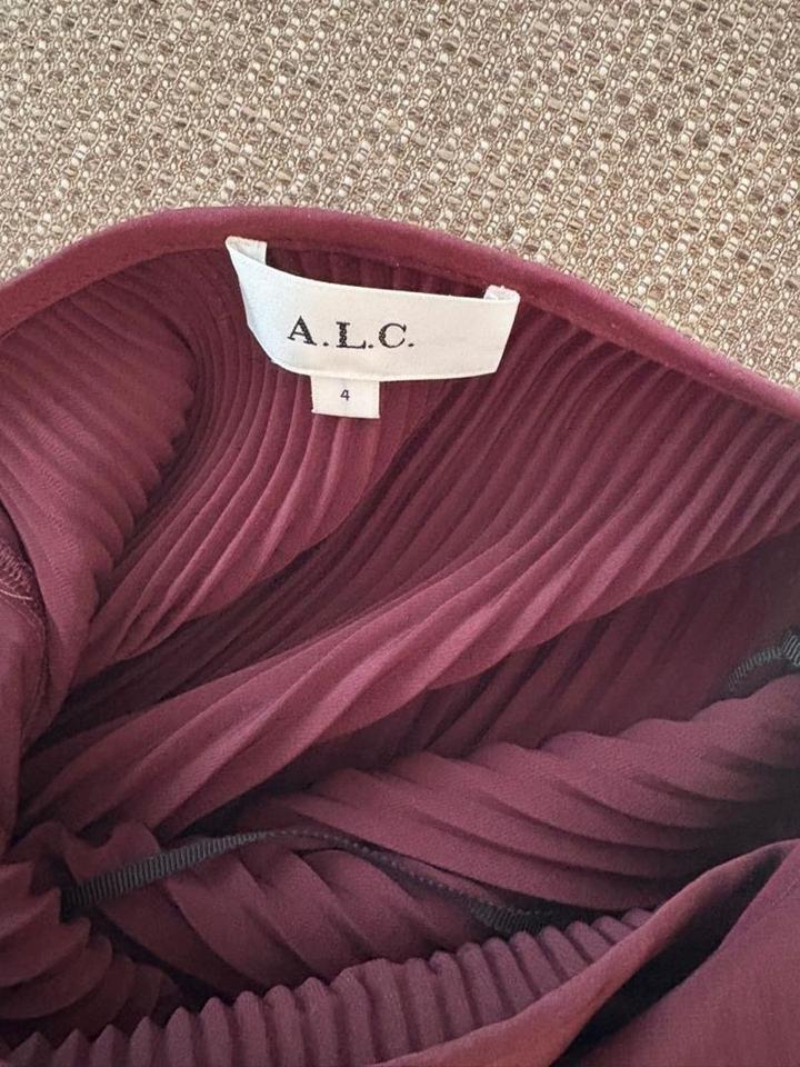 Платье ALC бордовое/виннок