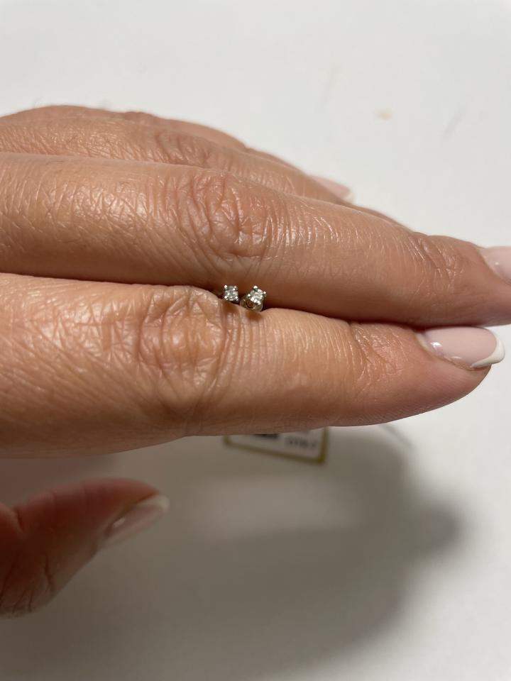 Пусеты брильянты