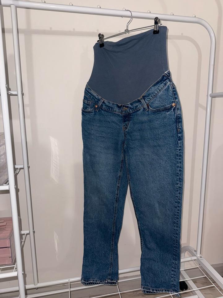 Джинсы для беременных H&M MAMA (размер 36 / S / EUR 36) почти новые!