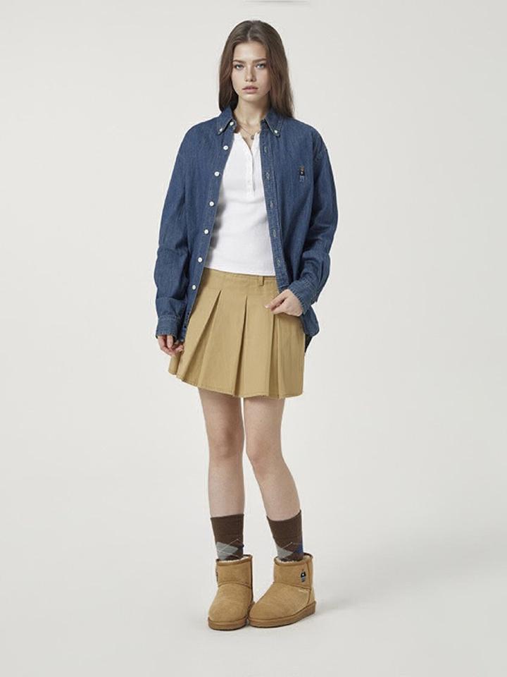 рубашка из денима