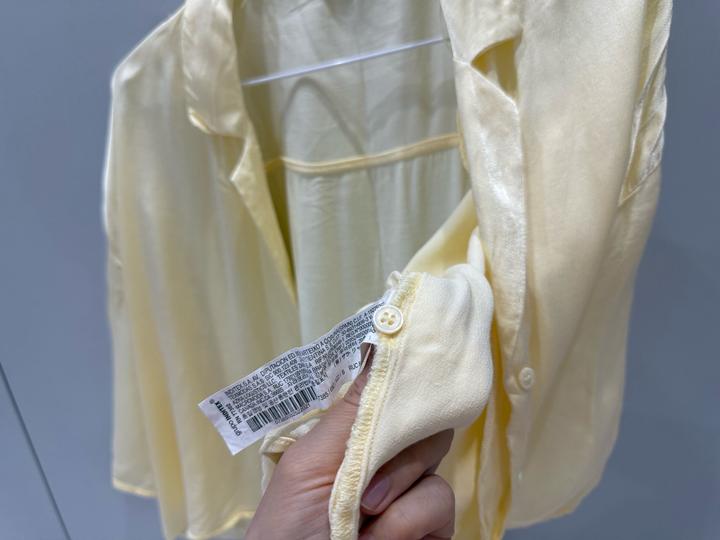атласной блузка Zara