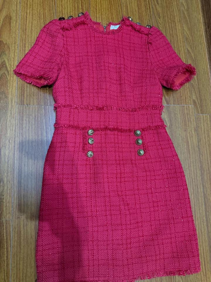 Платье твидовое