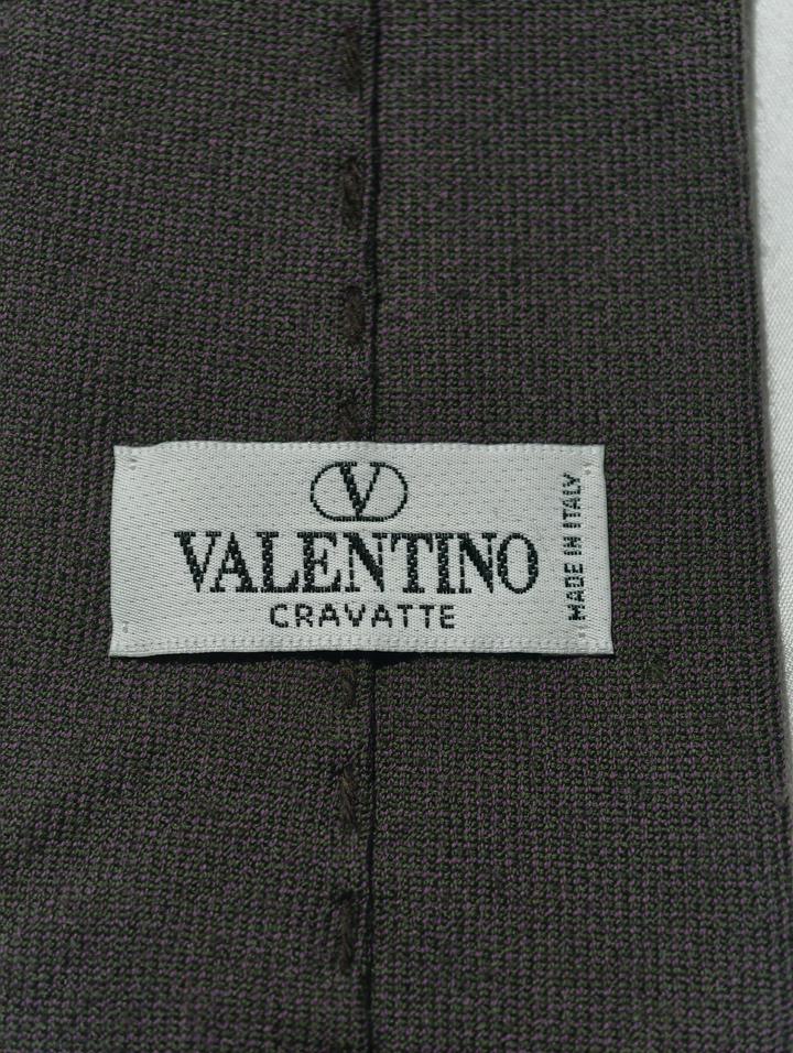 Винтаж Valentino галстук трикотажный