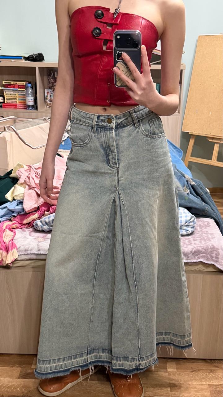 Джинсовая юбка