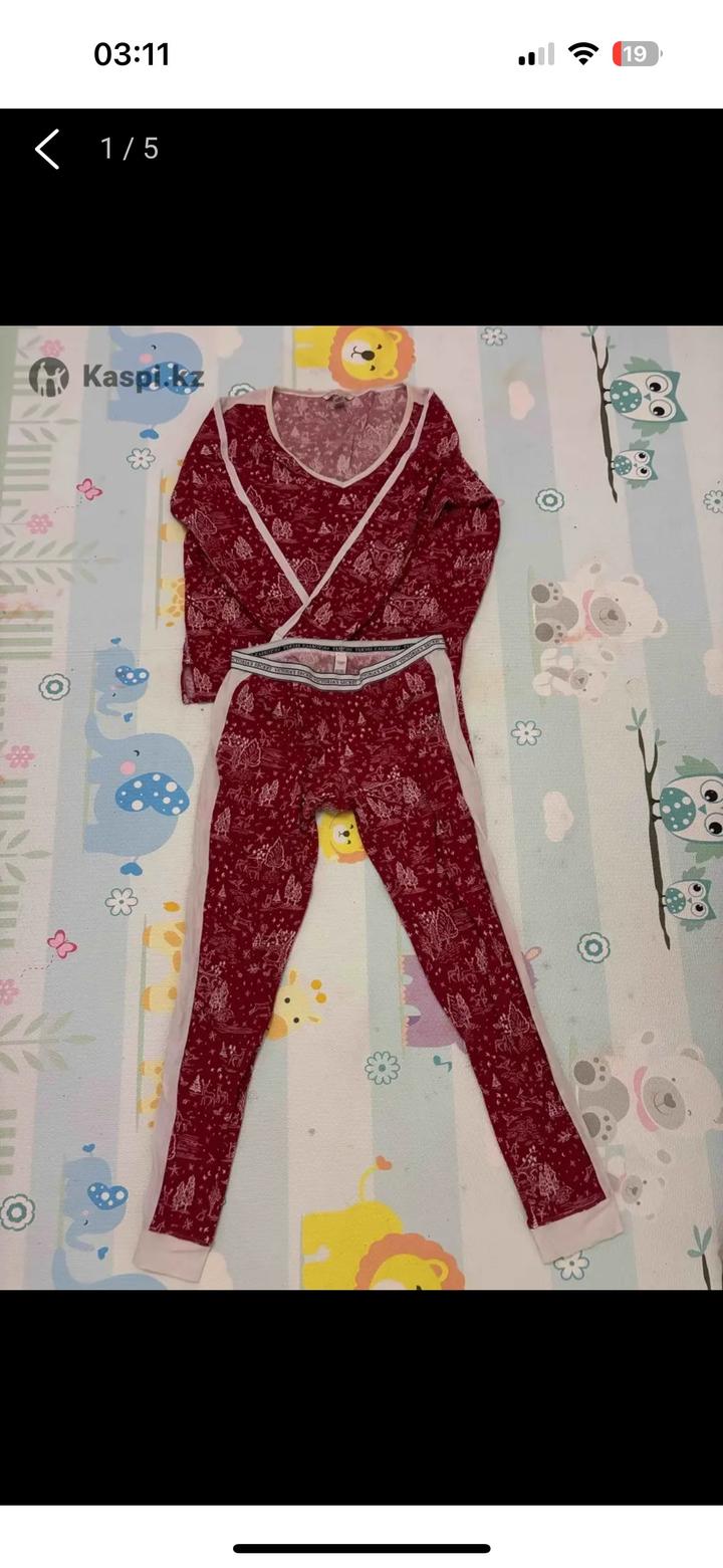 Пижама в рубчик Victoria’s Secret