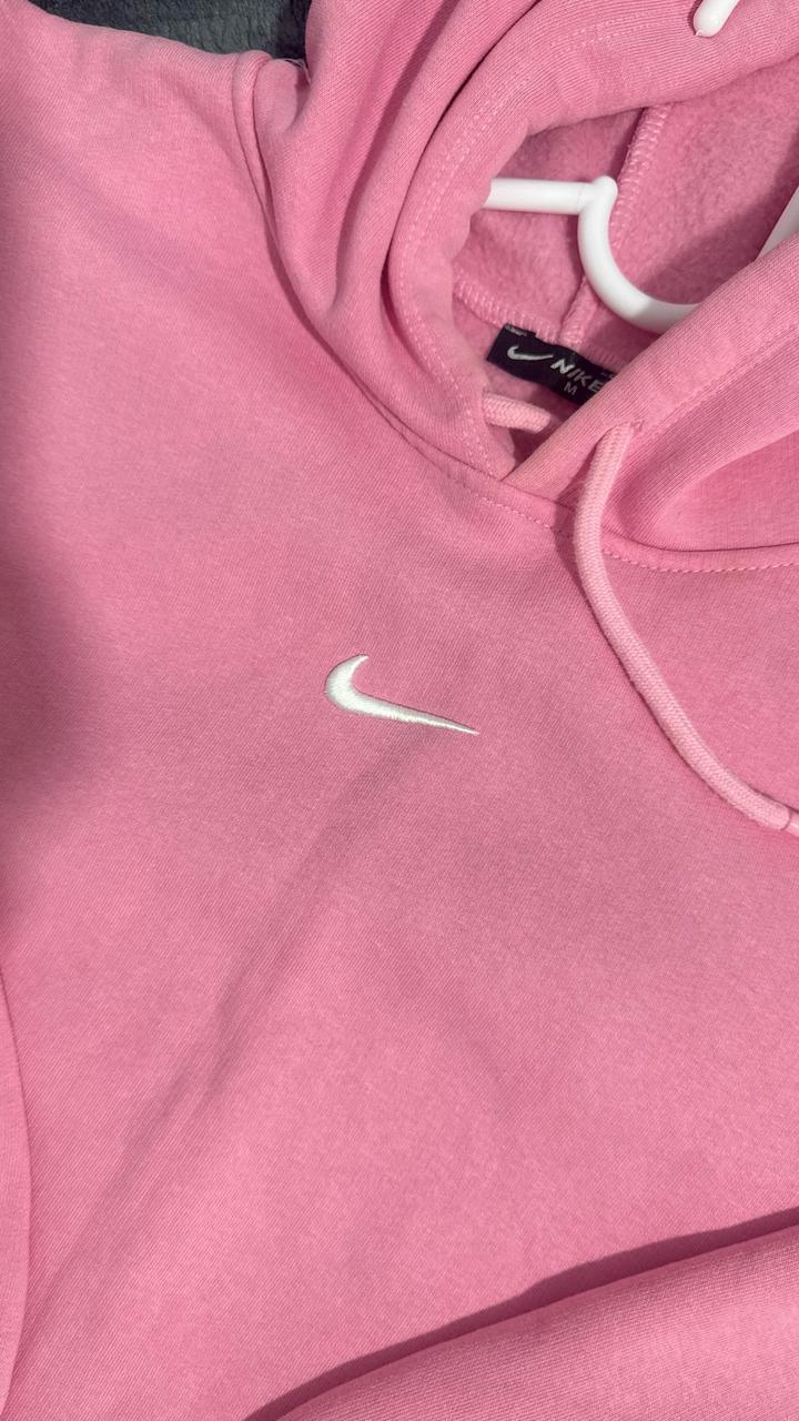 Розовое худи Nike / оверсайз / базовое