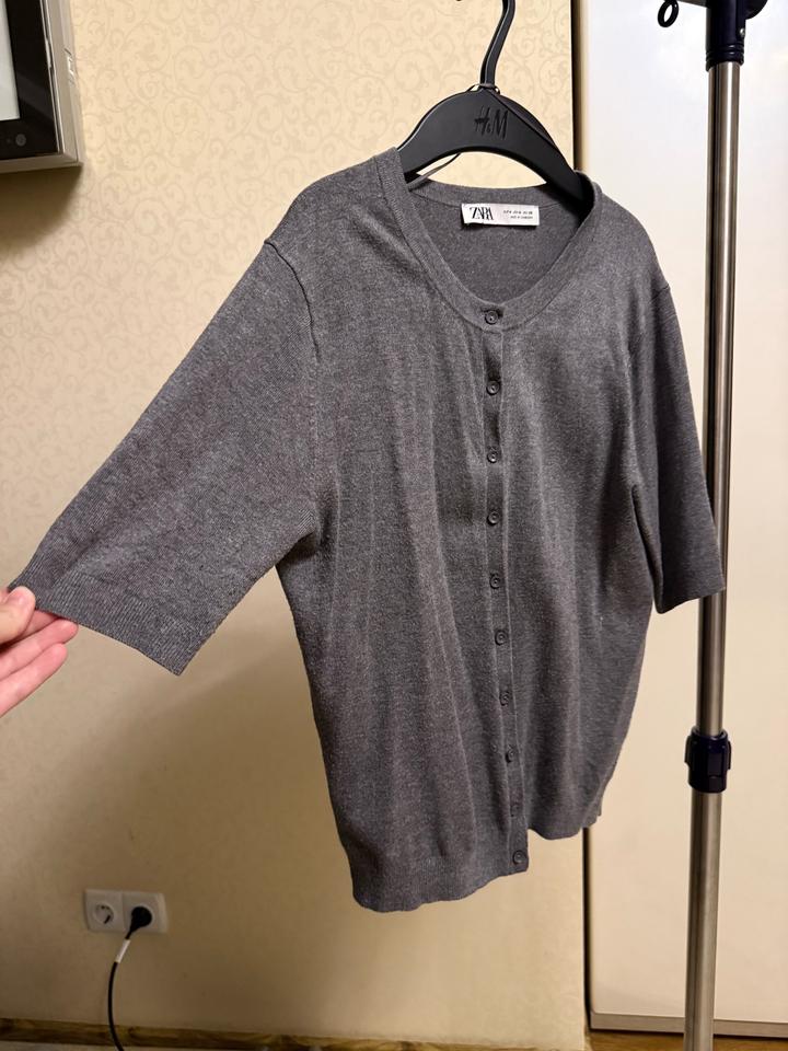 Серый кардиган Zara