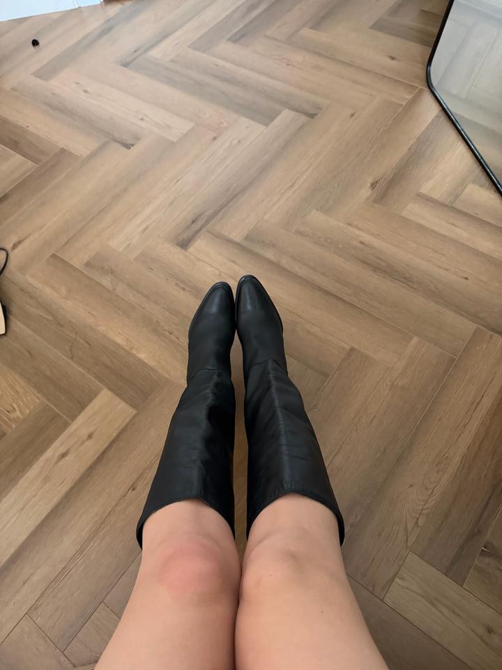 Ботфорты натуральная кожа 41размер Zara