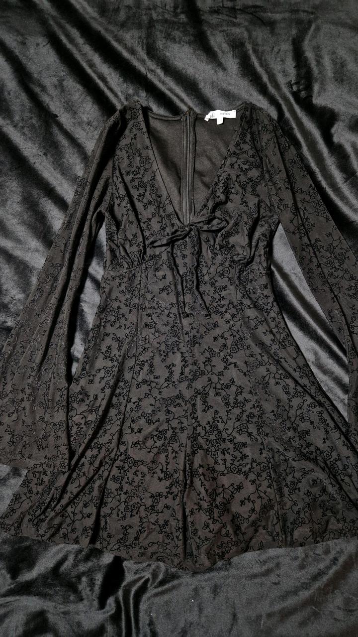 Черное платье комбинезон Koton