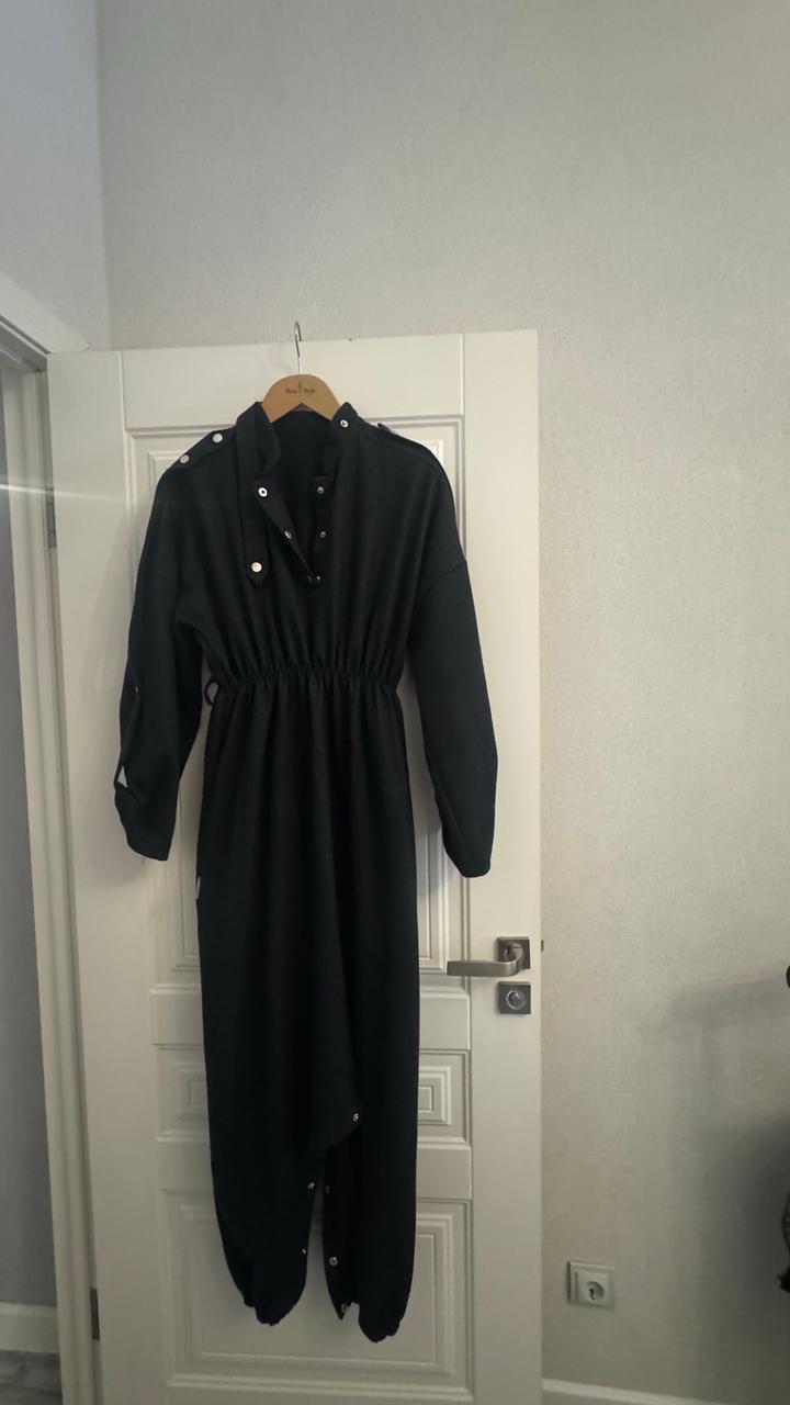 Черный мусульманский комбинезон Aqqu Aman