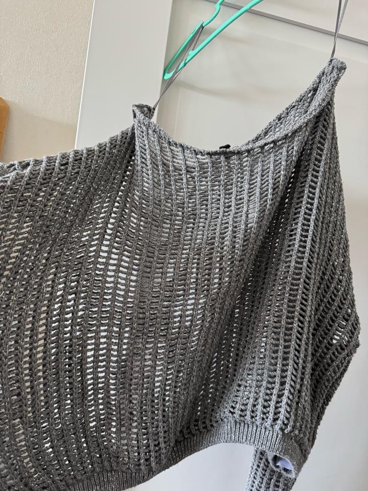 Сетечный джемпер