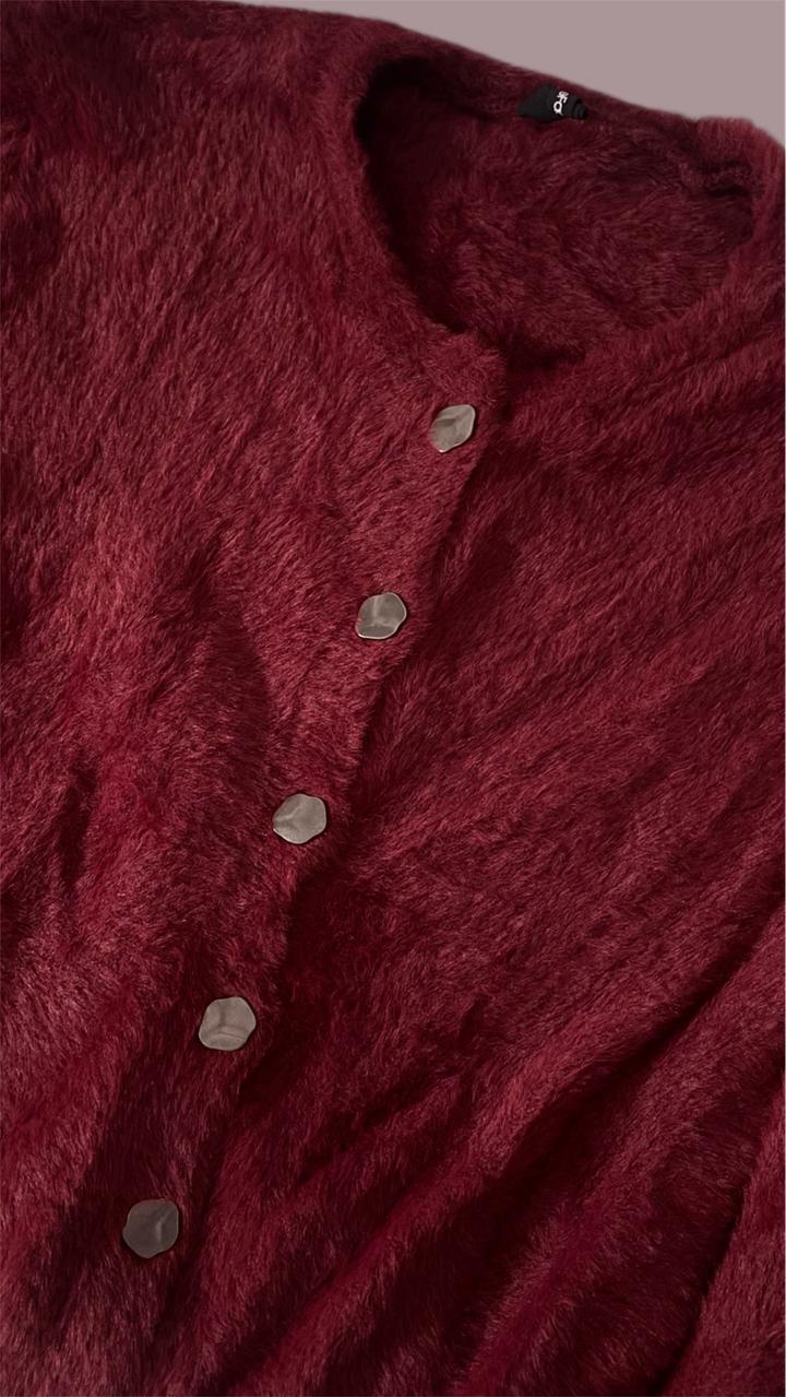 Бордовый кардиган Defacto
