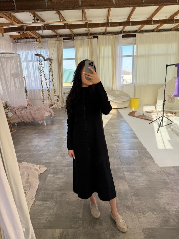 Платье черное