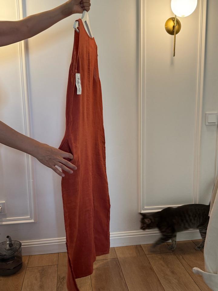 Итальянское Платье из льна