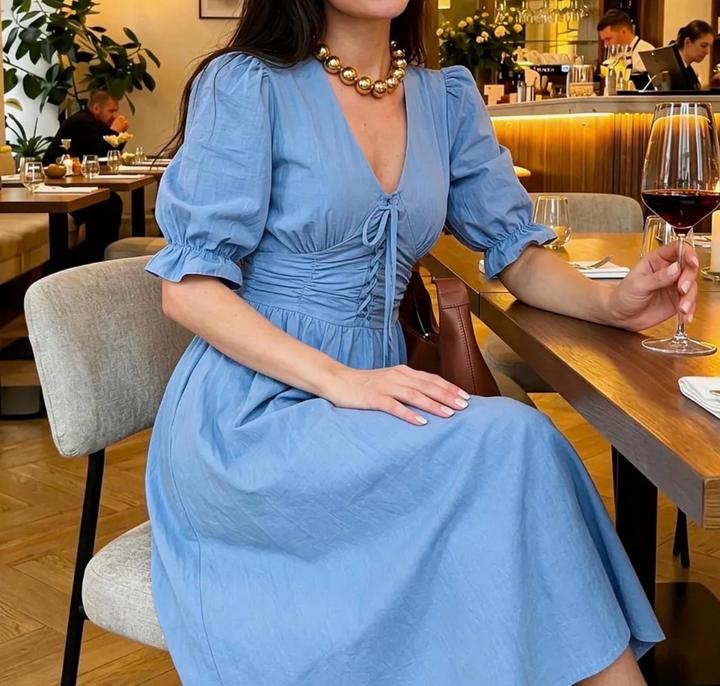 Сарафан с завязками