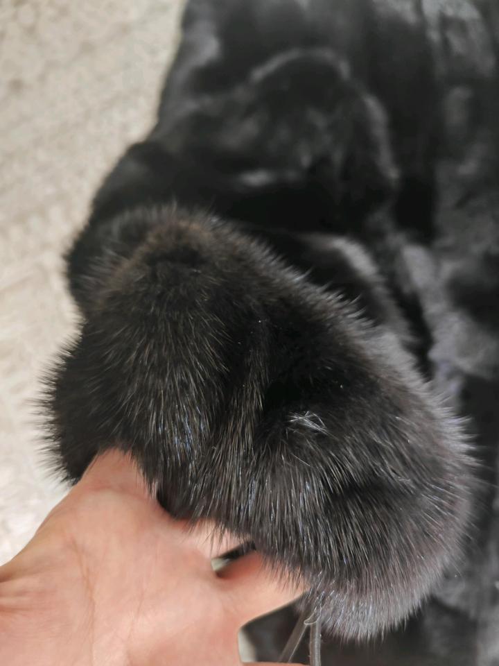 Натуральная норка черный бриллиант