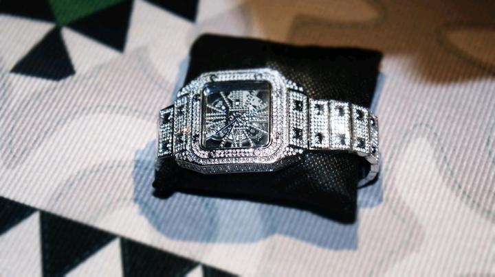 Cartier Santos Moissanitte Серебро 925