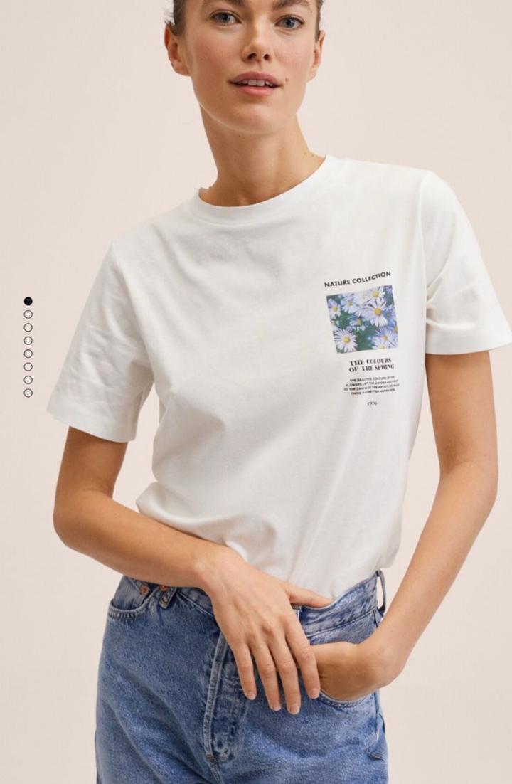 футболка с принтом