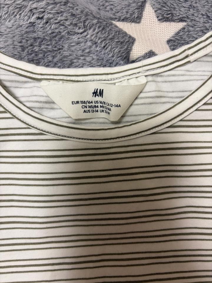 Лонгслив и футболка H&M для девочки 10-12 лет