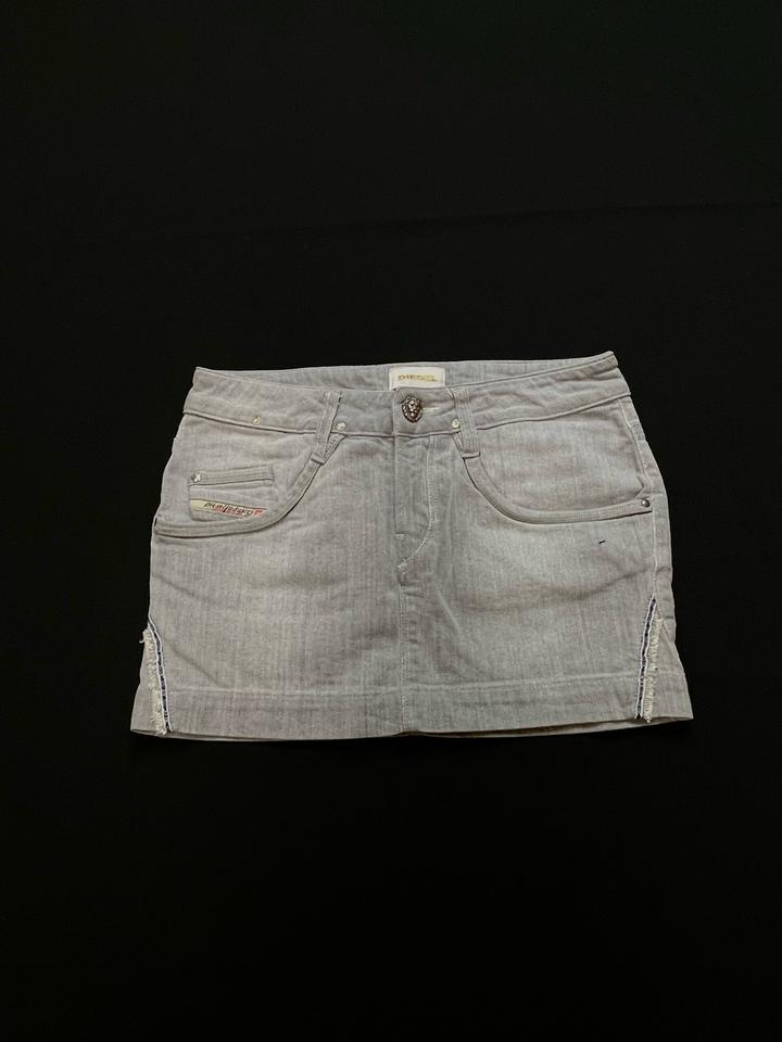 Джинсовая мини юбка