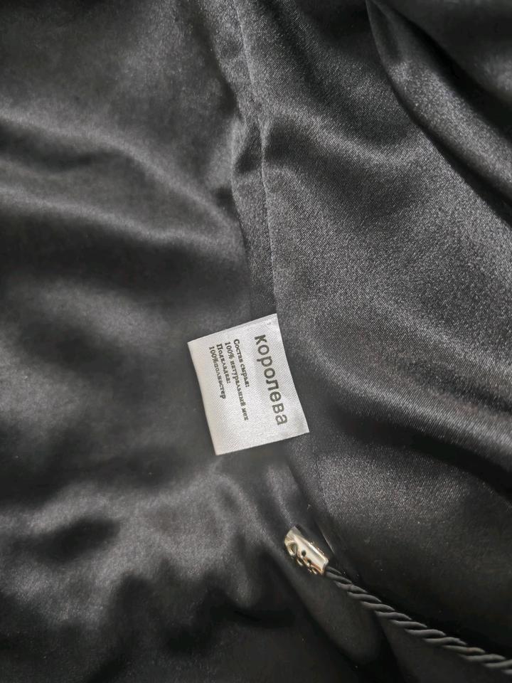 Натуральная норка черный бриллиант