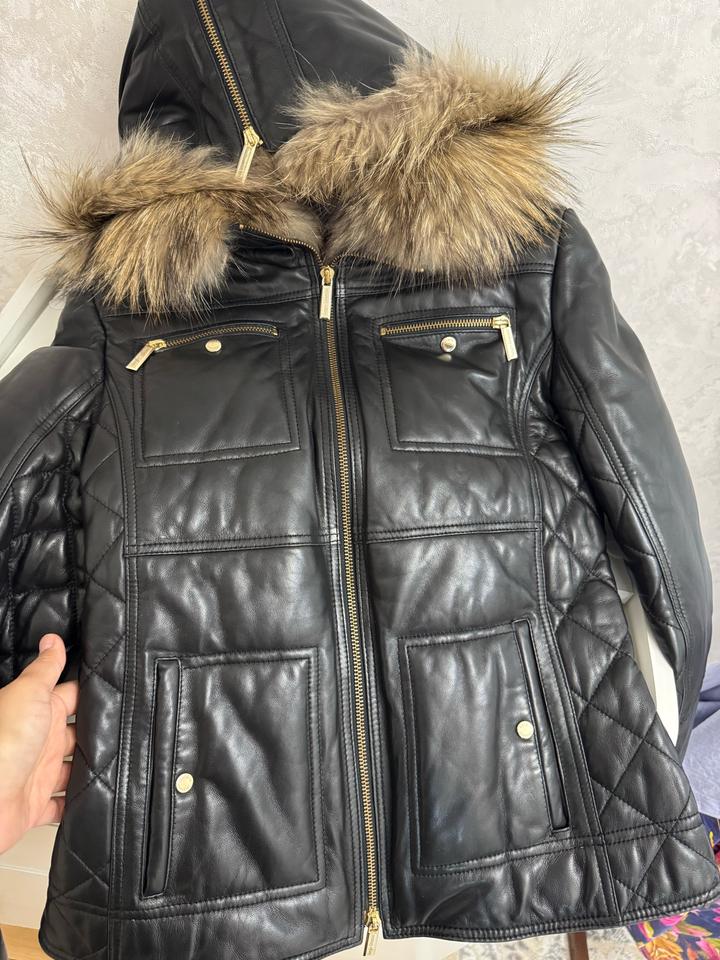 Куртка кожаная