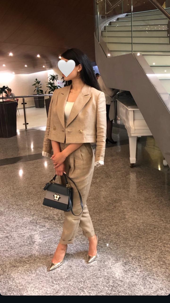 Льняной костюм от DD (Dana Dyusembayeva)