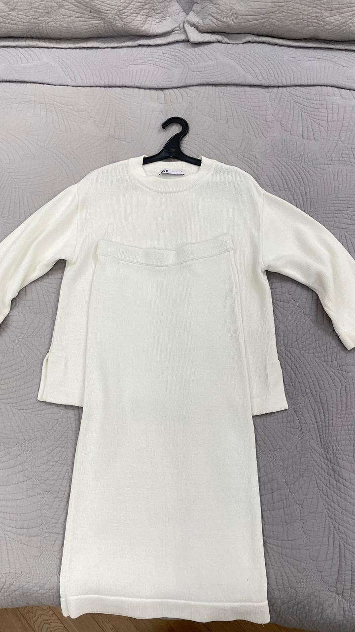 Двойка Zara из смесового льна