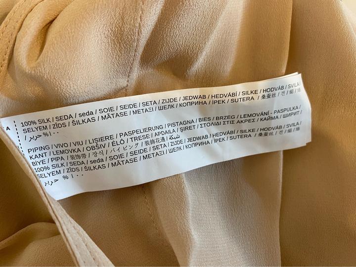 Шелковая рубашка Mango