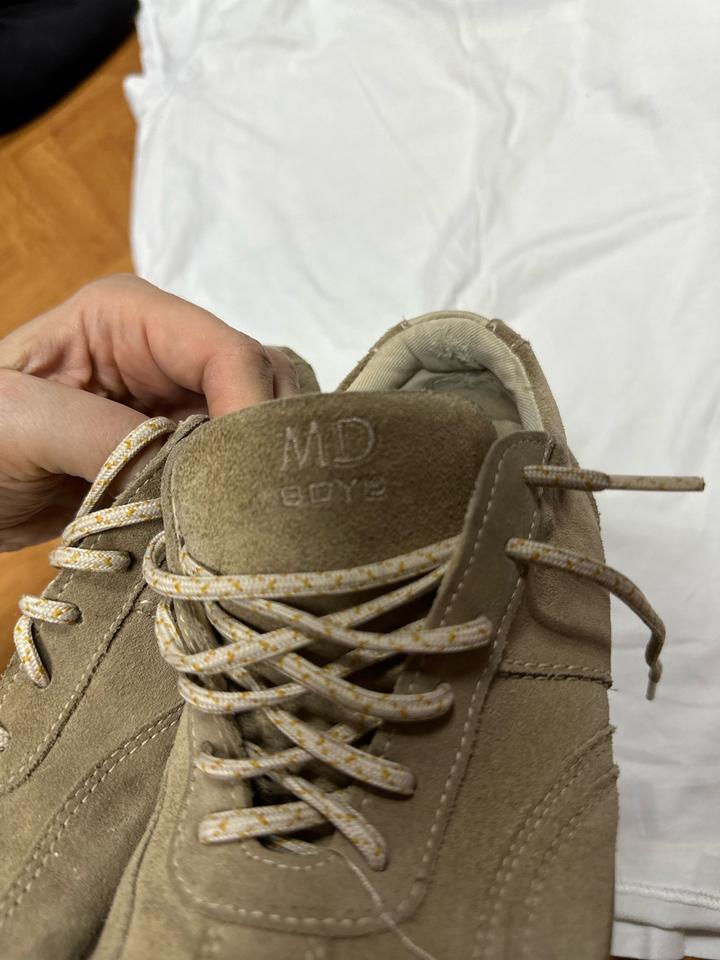 Замшевые кеды Massimo Dutti