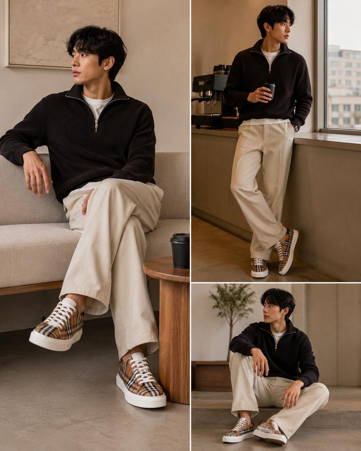 Burberry Rangleton Check Birch Brown