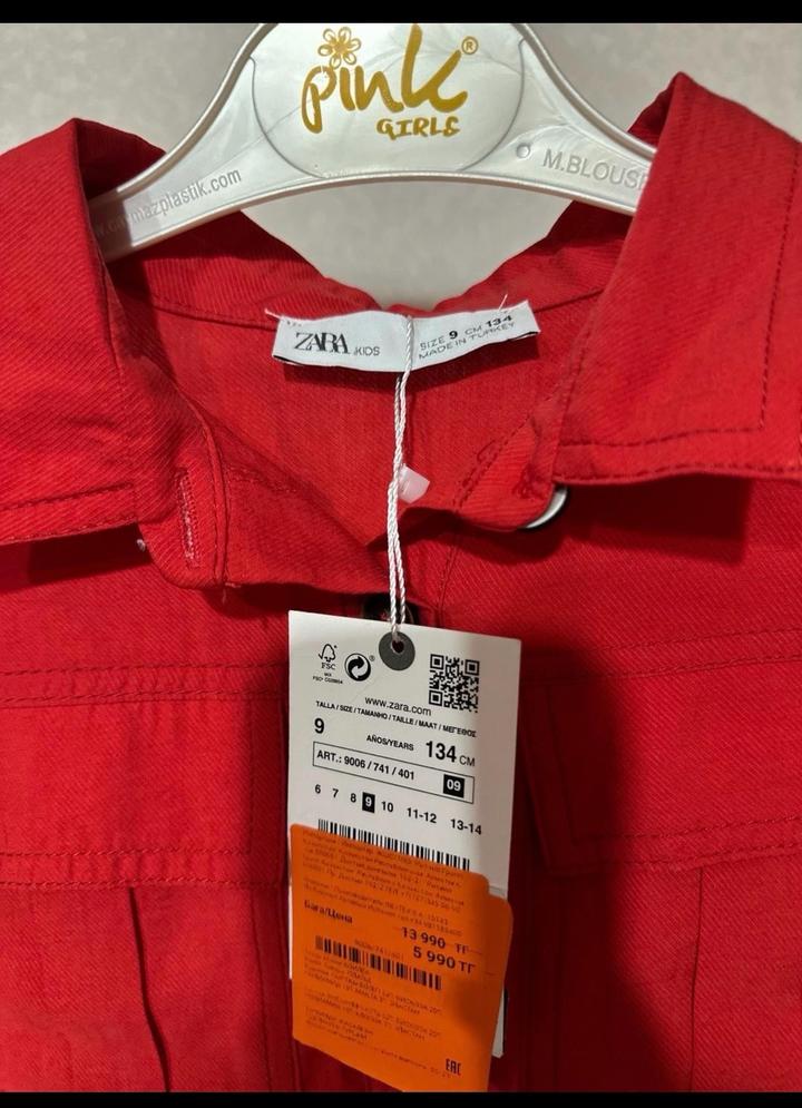 Платье-рубашка ZARA