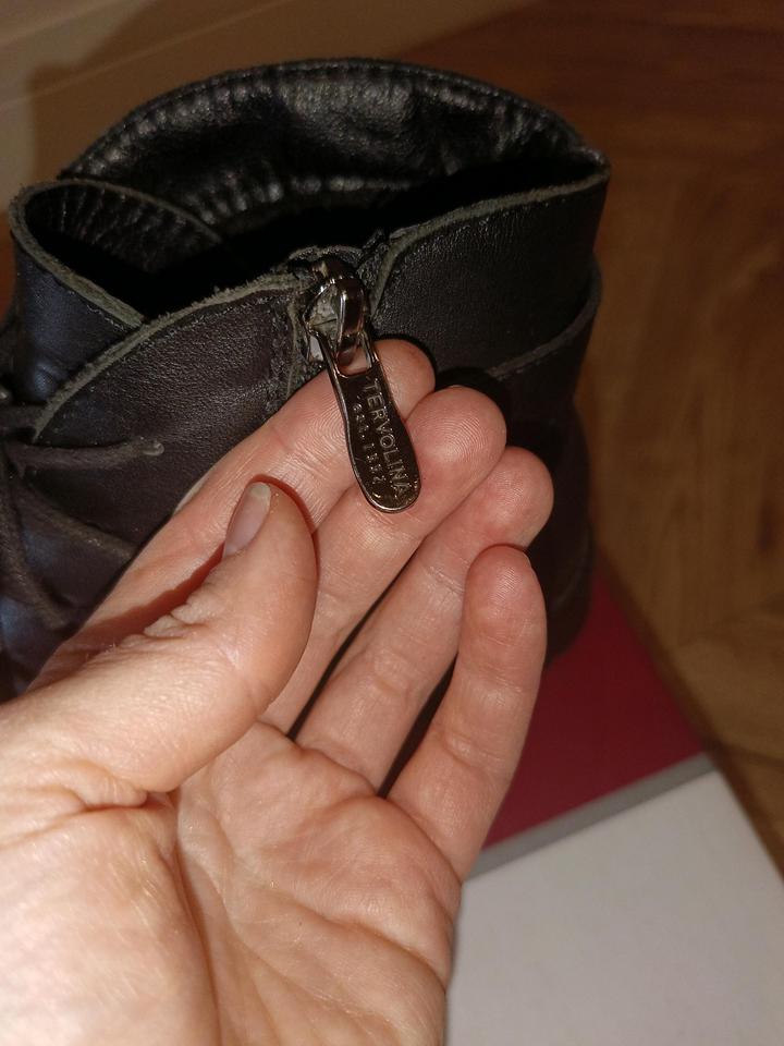 Ботинки кожаные зимние Tervolina