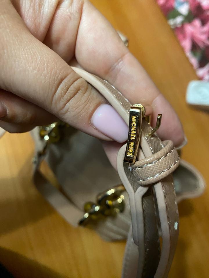Сумка бежевая пудровая Michael Kors