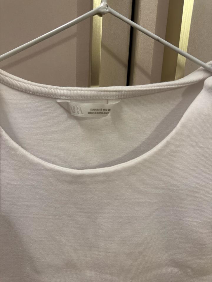 Базовый белый топ Zara