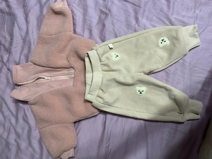 Кофточка штанишки утепленые