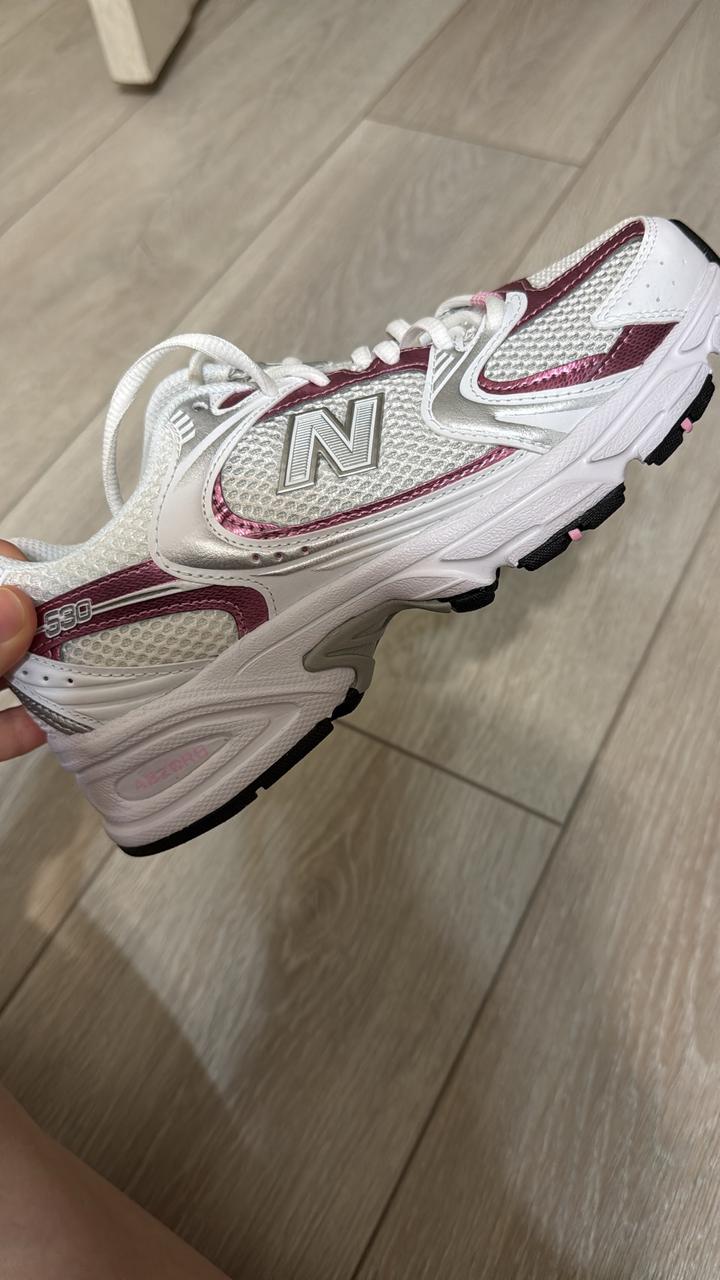 New balance 530 pink silver