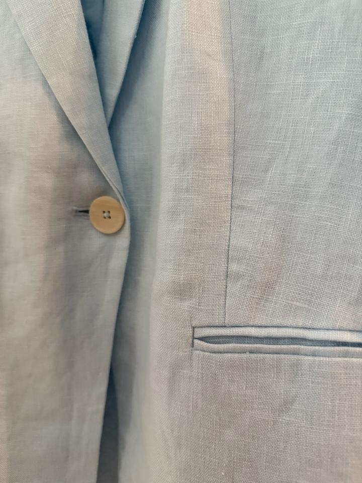 Льняной пиджак Mango